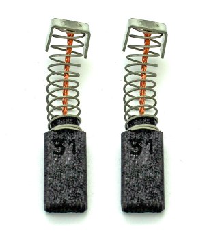 RC-1302 Kohlebürsten Paar, Kohlen 5x8x14mm für z.B. AEG HES40, HES50, HES65, PHE24RX(343206), SB2, SB2E18R(344935) siehe Liste unten