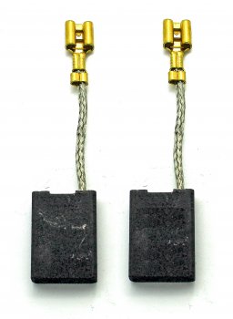 RC-181119 Kohlebürsten Paar, Kohlen 6,3x16x22mm für z.B. Bosch Winkelschleifer 1356, 1357, 1361, Metalltrennsäge GCO 2000, Mauerfräse GNF65A