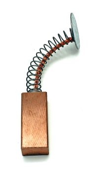 RC-18639 Kohlebürste 8x12x30mm Metallgraphit mit Feder und Kappe