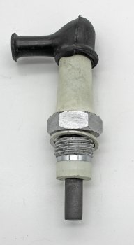 ZH-003 Zündkerzenhalter, Stromzuführung mit 8mm D Kohlebürste rund, für Trockenlauf