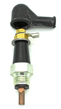 ZH-006 Stromzuführung, Zündkerzenhalter mit 5mm Metallgraphit Bürste, trockenlauf,  M14x1,5 SW17