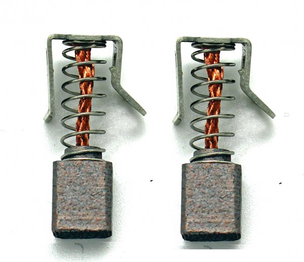 RC-180138 Kohlebürsten Paar, Kohlen 6x7,5x9mm für z.B. Bosch Akku Bohrmaschinen, Bohrhammer siehe unten