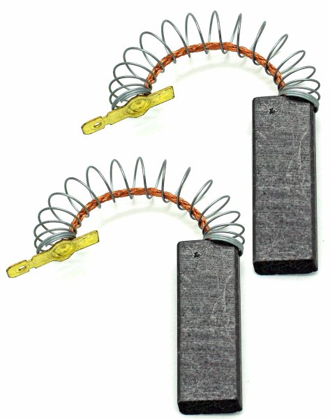 RC-246 Kohlebürsten Paar, Kohlen 5x12,5x36mm für z.B. Siemens WM14A, WM14E, Siwamat XL1410, XL1662, C7, C8, C9, C10,C11,C12 Bosch WAE 2016