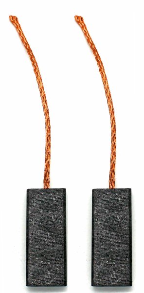 RC-248 Kohlebürsten Paar, Kohlen 5x12,5x32mm mit freiem Ende für z.B. Waschmaschinen der BSH Gruppe
