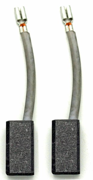 RC-265 Kohlebürsten Paar, Kohlen 6,5x9x17mm für z.B. Hitachi CM 5SB, CNF35U, DH 22PB, DH 24PB2, DH 24PC2, DH 24PD2, DV 22V, G 10SD2, G 12S2