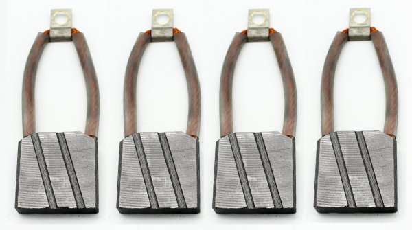 RC-304147 Kohlebürsten Satz ( 4 Stück ) 10x32x31mm Metallgraphit für z.B. Steinbock Referenz 019785