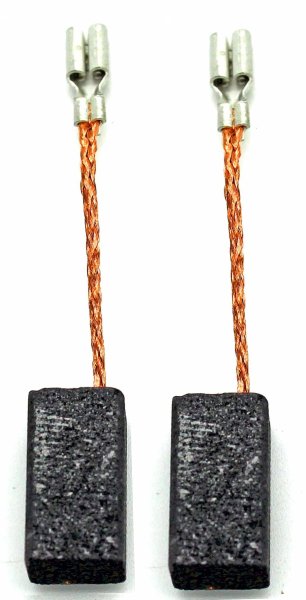 RC-324 Kohlebürsten Paar, Kohlen 6x8x15mm für z.B. Einhell Elektrowerkzeuge / Winkelschleifer BT-AG850