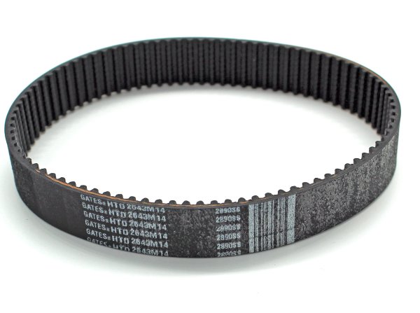 RC-33122267 drive belt, toothed belt 264x14mm for use in e.g. De Walt planer DW676, DW678, DW678E