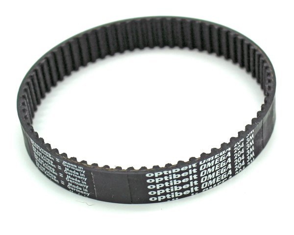 RC-33124204 drivebelt, toothed belt 204x10mm for e.g. AEG/Milwaukee Beltsander HBS65, Atlas Copco Belt SandetrHBS65