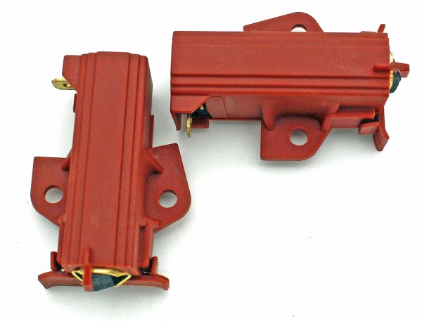 RC-406 Carbon Brush pair with holder 5x12,5x32mm for e.g. Candy or Hoover Washing Machines with Sole Motor