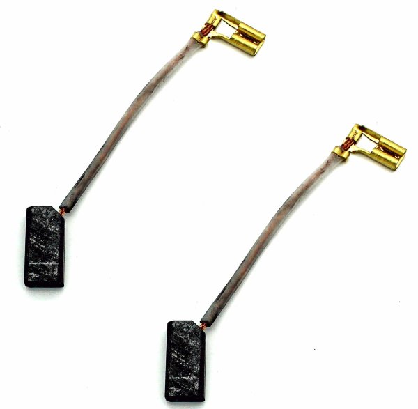 RC-608 Kohlebürsten Paar. Kohlen 5x8x16mm mit Isolierung für z.B. elektrische Pumpen