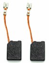 RC-132 Kohlebürsten Paar, Kohlen 6,3x16x20mm für z.B. Felisatti Schleifmaschine A24-6, TP226, TP228, TP220,