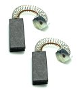RC-180219 Kohlebürsten Paar, Zwillingskohlen 6(3+3)x12,5x32mm für z.B. DeWalt od. Black & Decker Profi Staubsauger HD5465, HD5465-01
